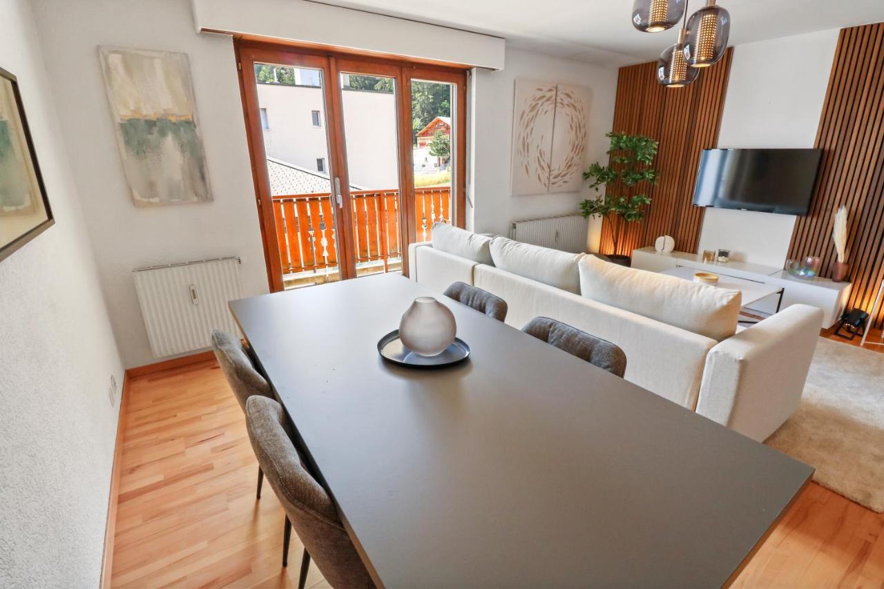 Logement Chaleureux Au Coeur De La Station Crans-Montana Exteriör bild