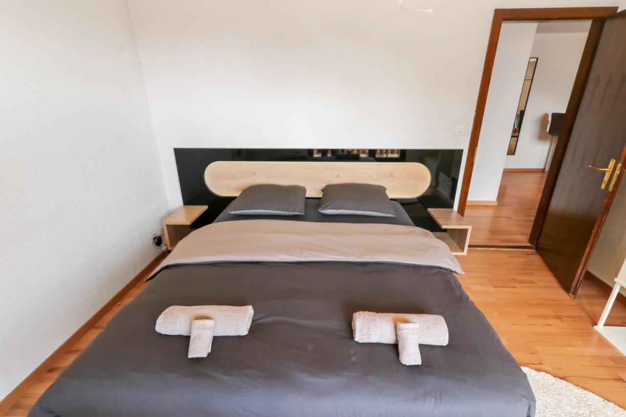 Logement Chaleureux Au Coeur De La Station Crans-Montana Exteriör bild