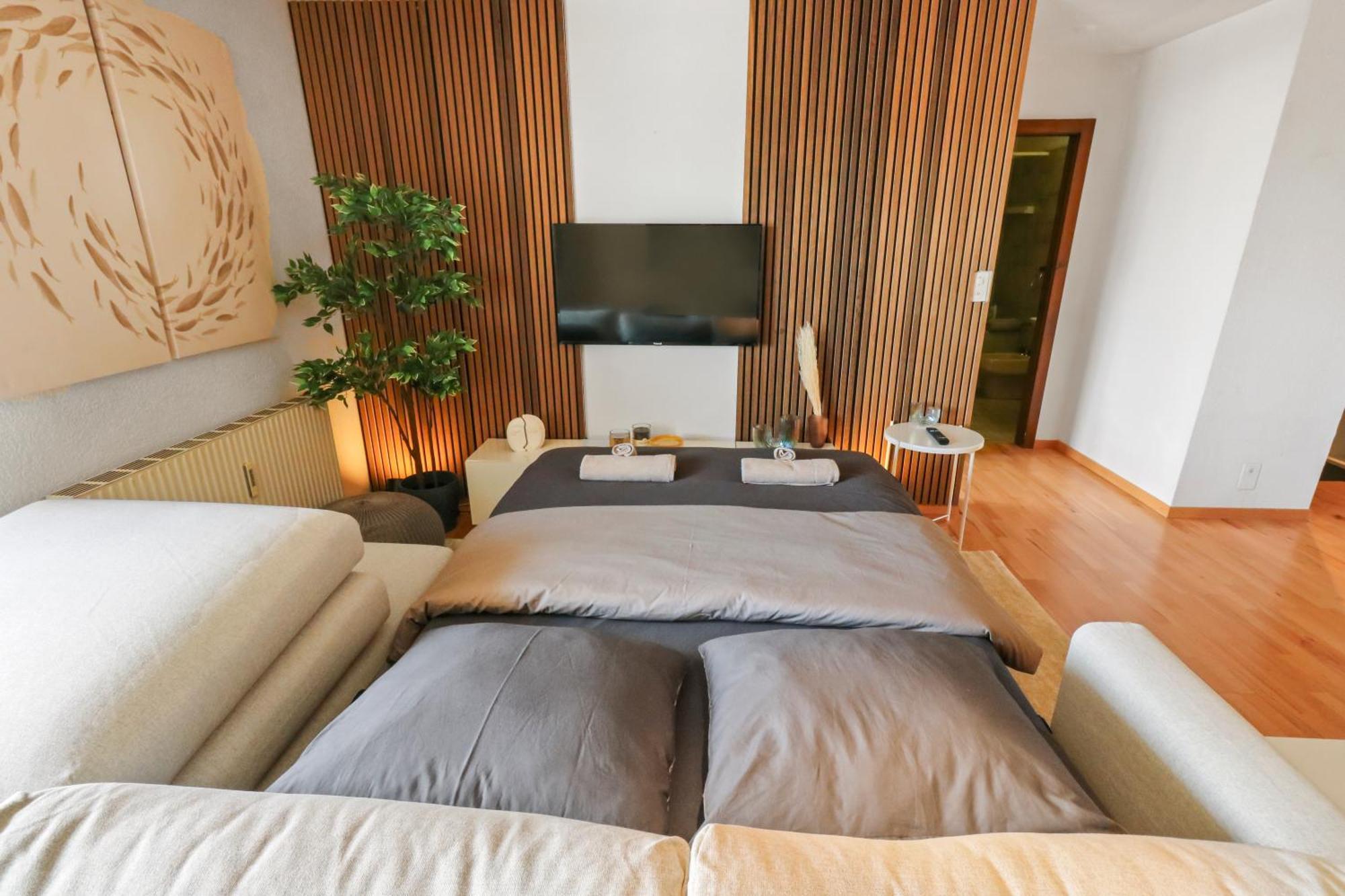 Logement Chaleureux Au Coeur De La Station Crans-Montana Exteriör bild
